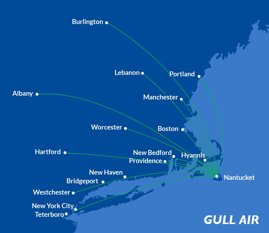 nantucket charter airline gull air